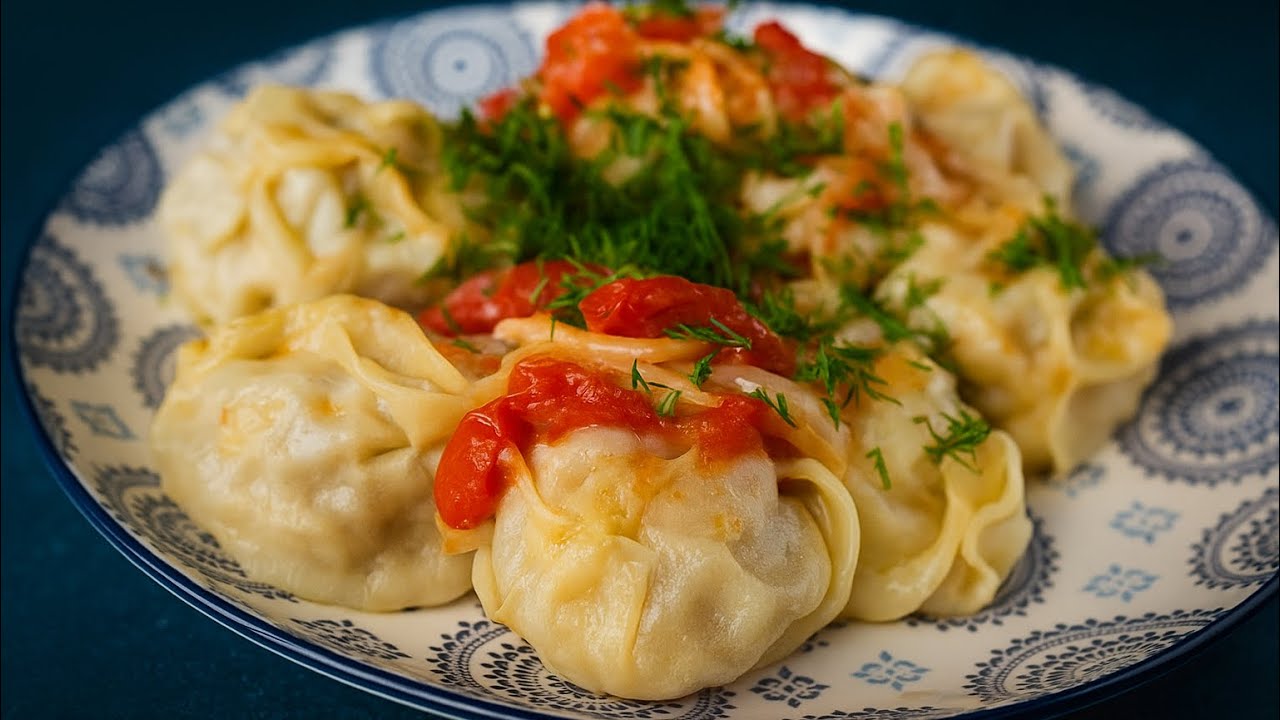 МАНТЫ С АРОМАТНОЙ ПОДЛИВКОЙ — ВКУС ДЕТСТВА ! 