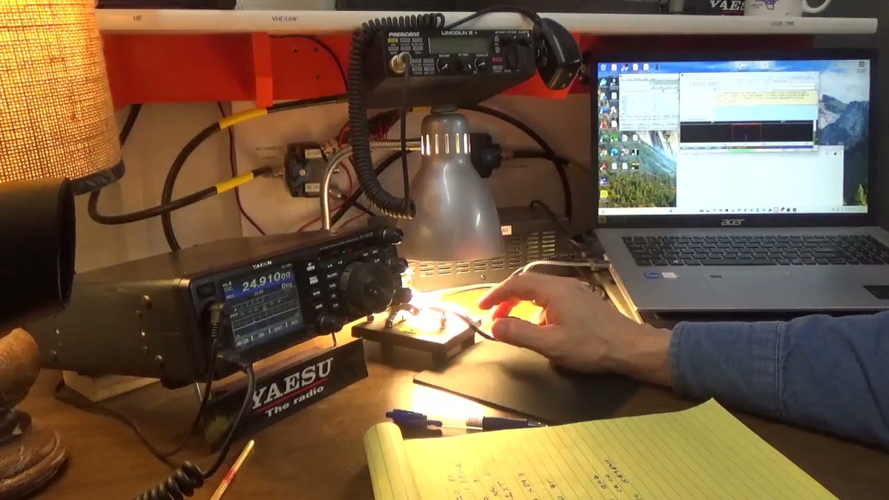 Working Station calling CQ CQ SKCC - KB9ENS calling 12m 24.910 Exchange RST, QTH, OP & SKCC Numbers