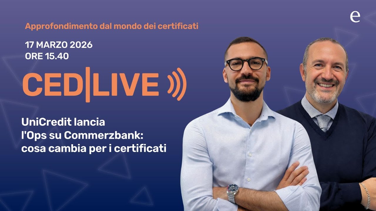 UniCredit lancia l'Ops su Commerzbank: cosa cambia per i certificati