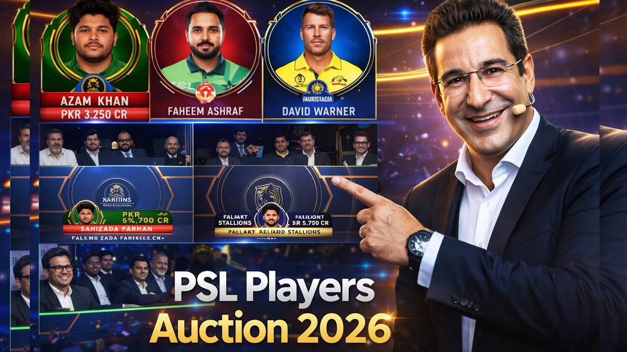 🔥 PSL 2026 Players Auction – BIGGEST Picks Revealed in Auction 🥵😱