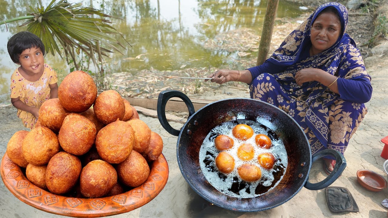 সবচেয়ে সহজে ঐতিহ্যবাহী গোলগোলা তৈরির রেসিপি - গোলগুল্লা গুলগুলা রেসিপি Traditional Golgola Recipe