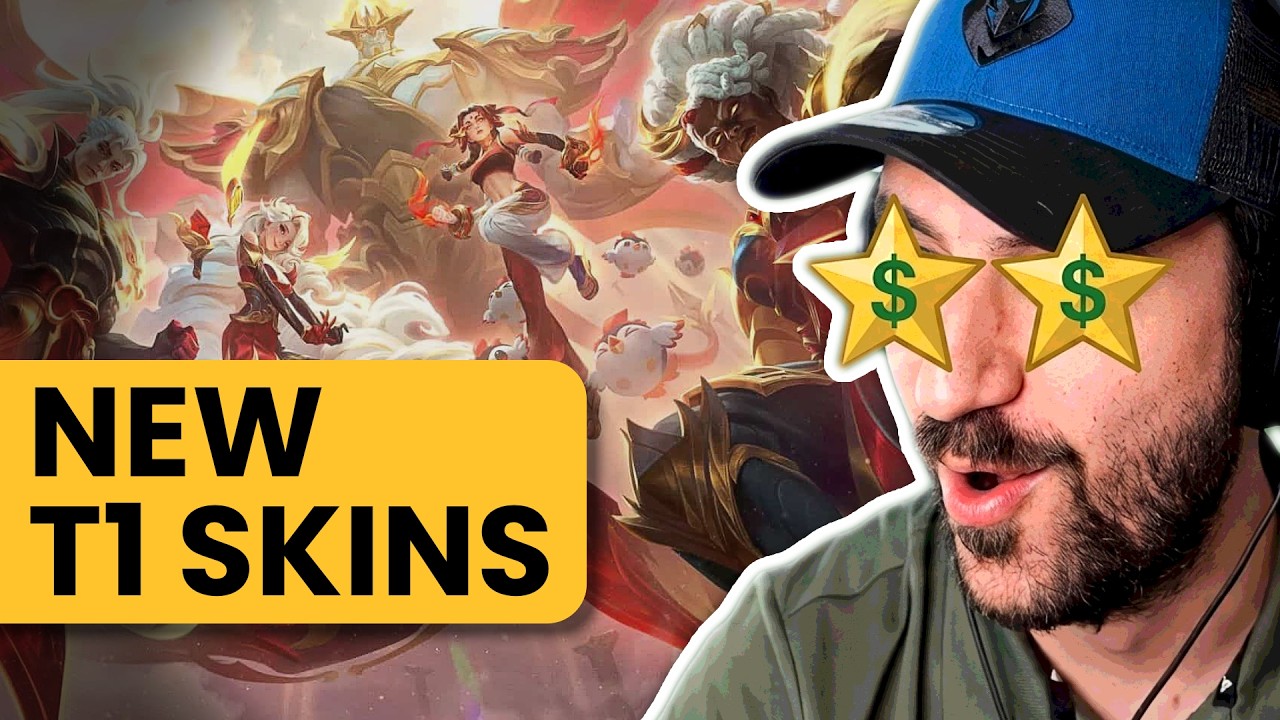 Riot Cooked Hard With These New T1 Worlds Skins!
