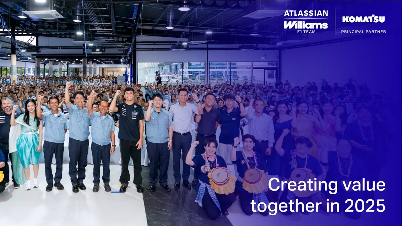 Komatsu & Atlassian Williams F1 Team: Creating value together in 2025