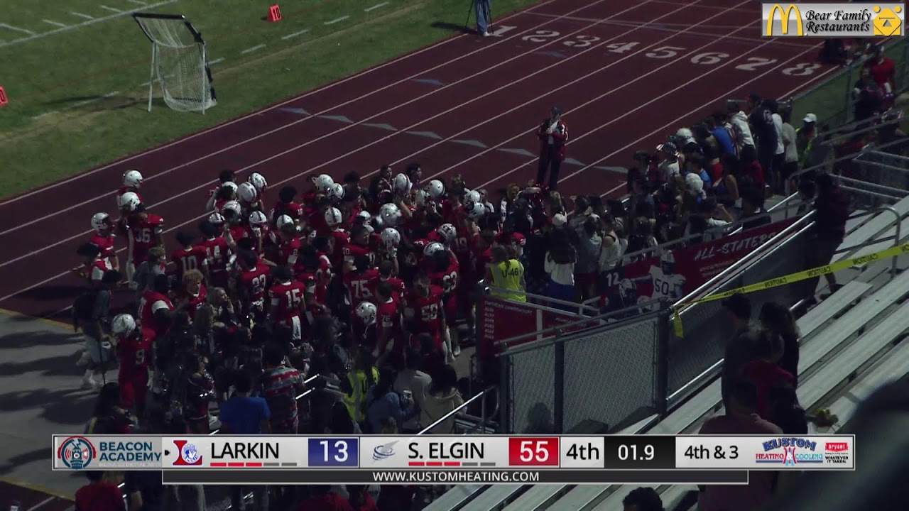 2025-2026 Varsity Football - South Elgin vs. Larkin - 9/12/25