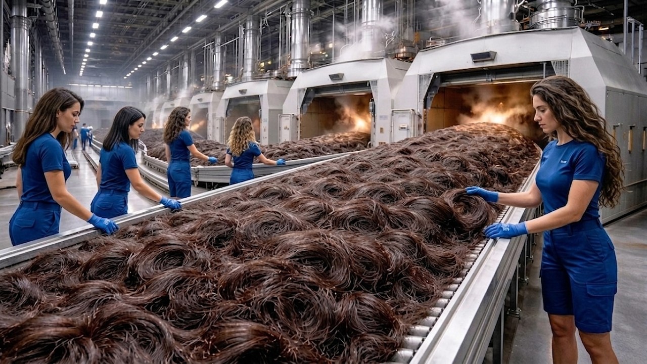 Inside a Multi-Million Dollar Factory Turning Raw Human Hair Into Luxury Extensions