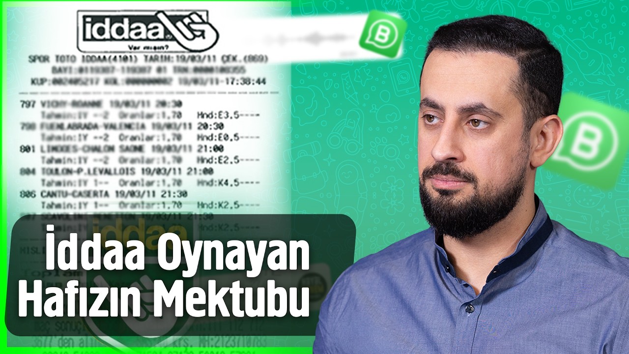 İddaa Oynayan Hafızın Mektubu | Mehmet Yıldız @Hayalhanem