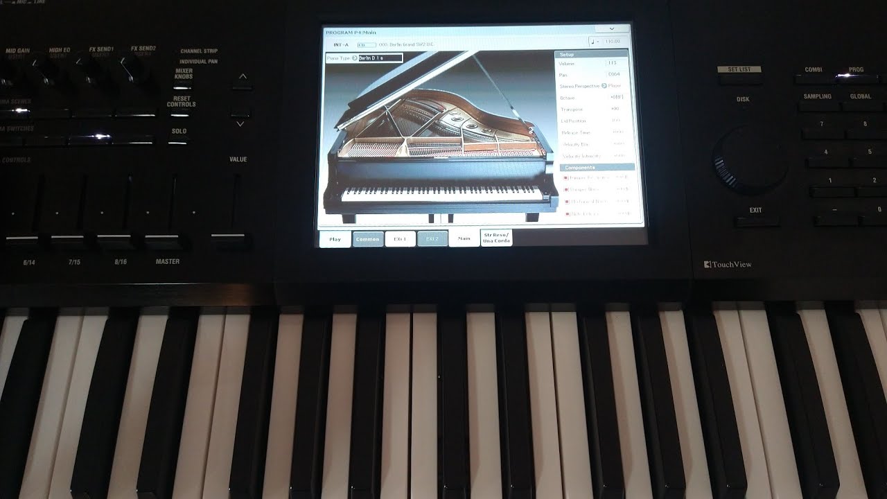 Cómo ajustar la sensibilidad de las teclas en cualquier teclado Korg. 