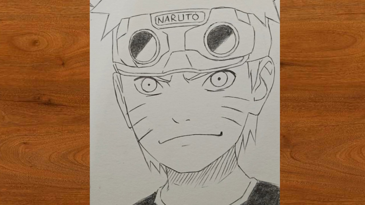 How to draw kid Naruto easy