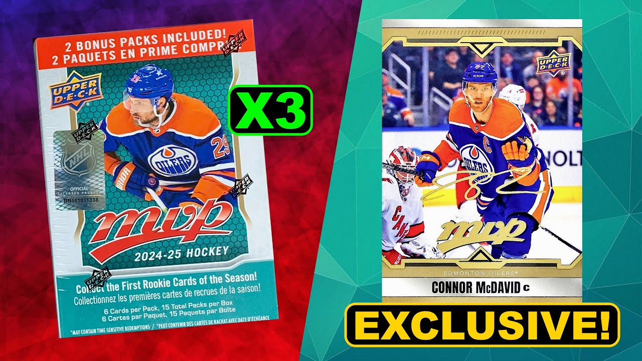 These Blasters are IDEAL! - 2024-25 Upper Deck MVP Hockey Retail Blaster Box Break x3