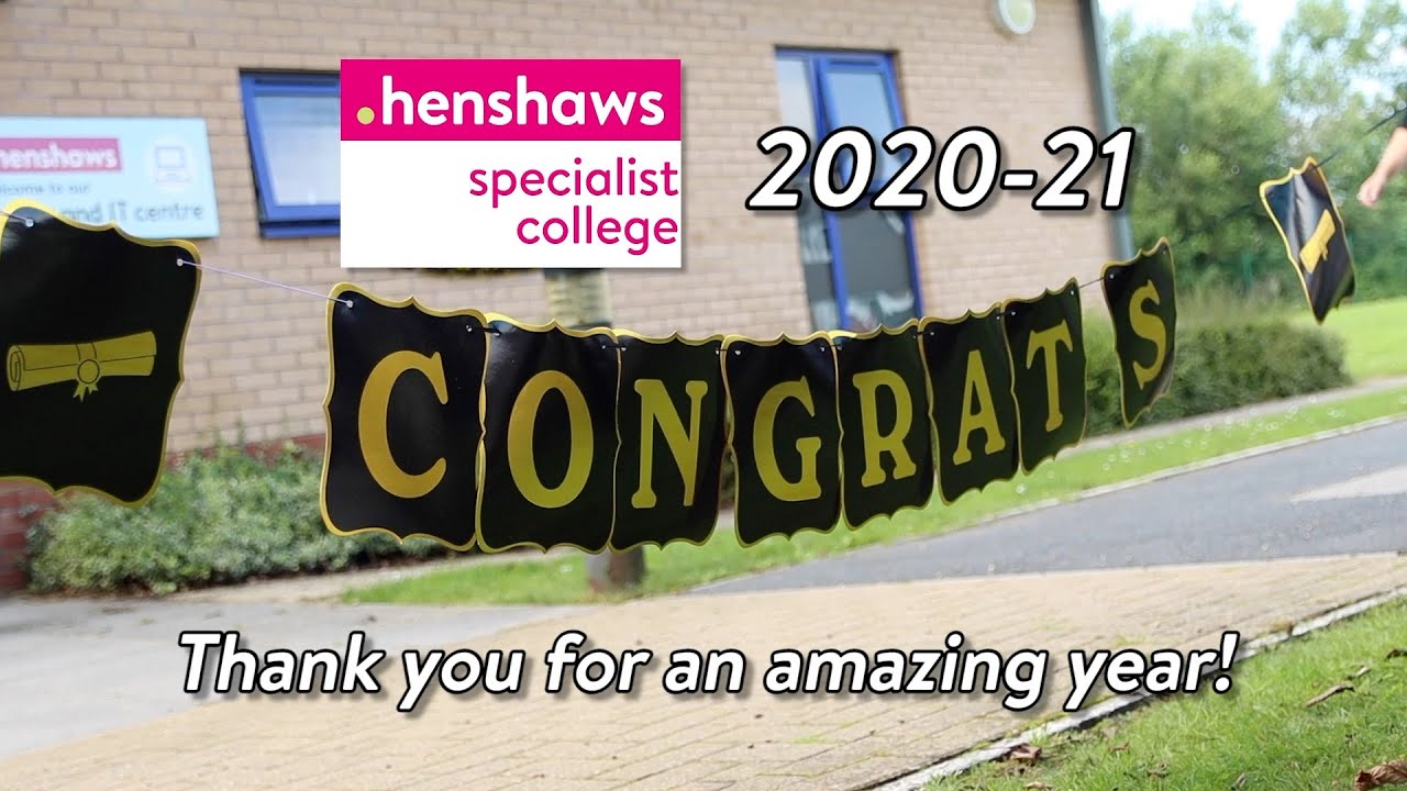 Henshaws College 2020-21 - Thank You!