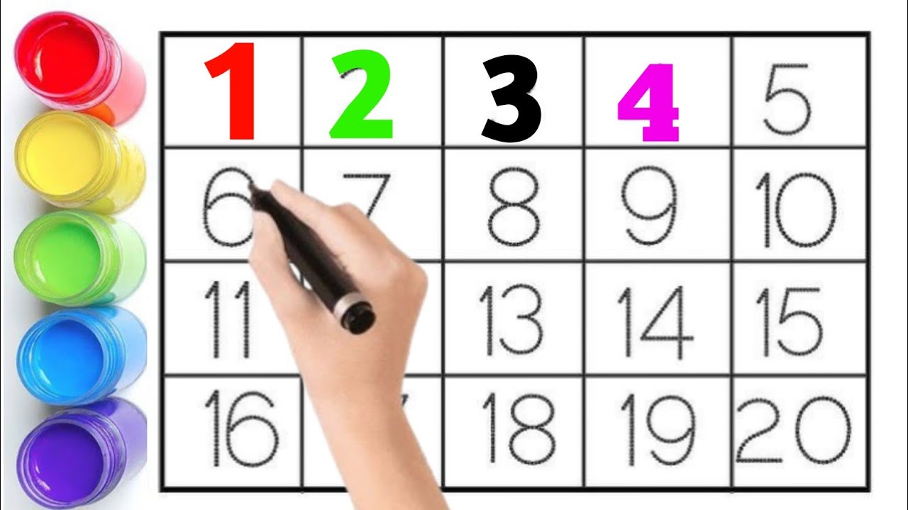 1 to 20 Counting for Kids | Learn Numbers 1–20 | Kids Learning Video