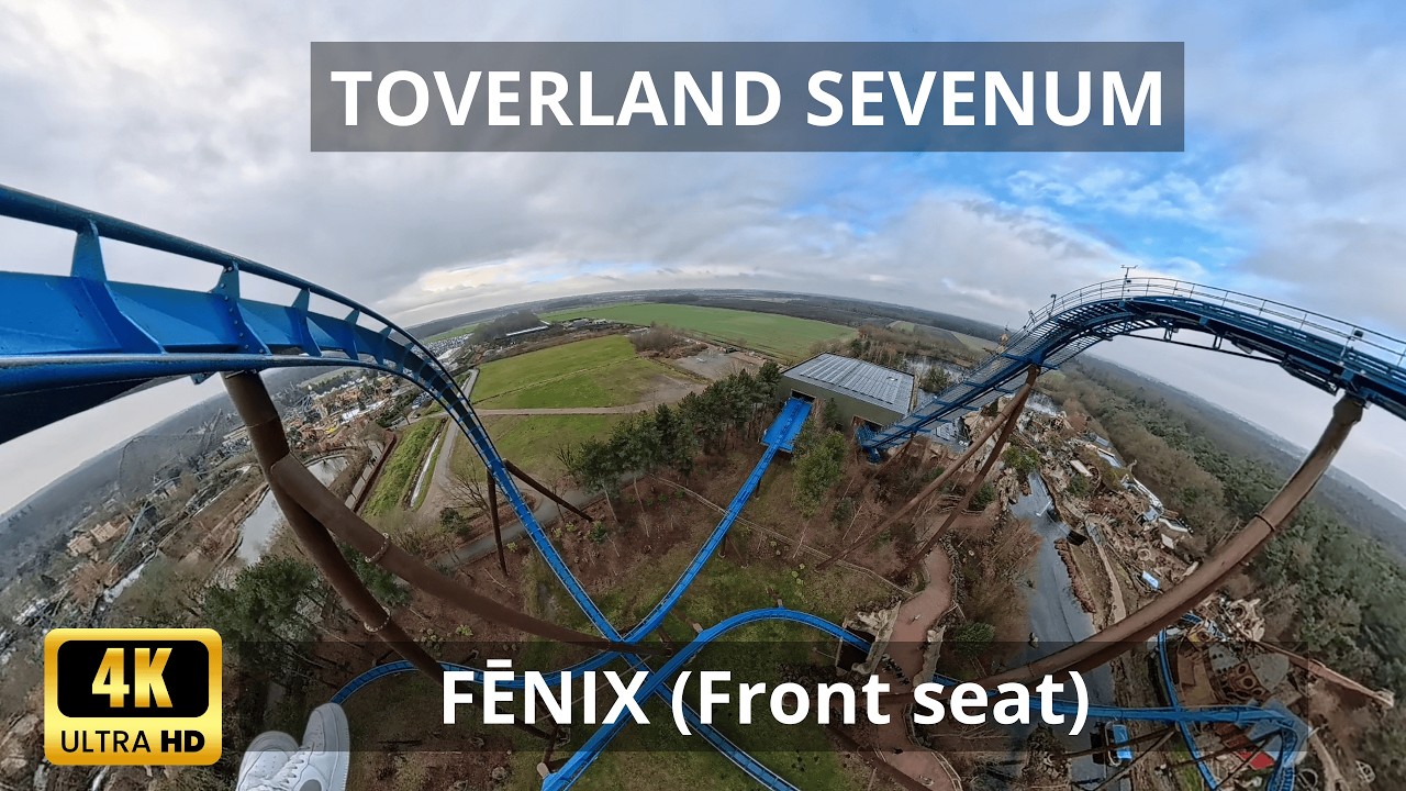 Fēnix – Full Ride POV | Toverland (4K) (Front seat)
