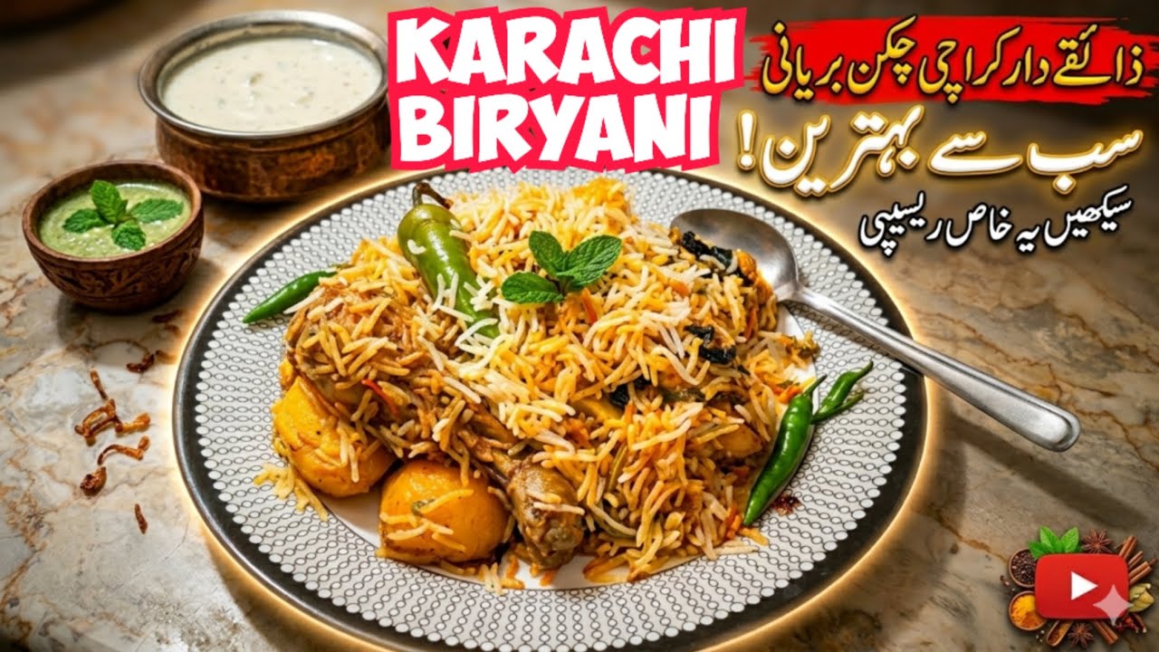 Karachi Biryani| Chicken Biryani| Eid special Biryani ka sb se asan tareeqa|Rukhsar ka kitchen 
