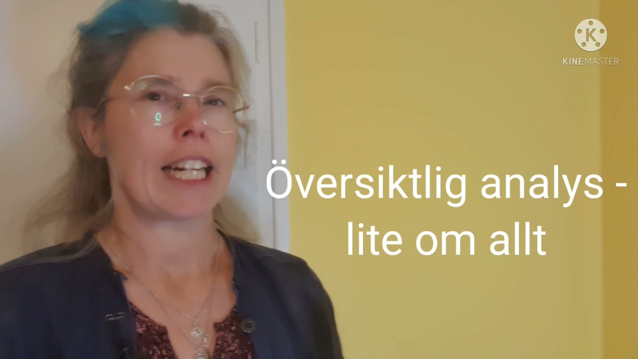 1. Litterär analys - en översikt