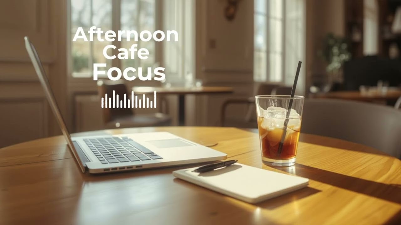 Afternoon Cafe Focus ☕ Soft Piano Jazz for Work & Productivity (2 Hours)