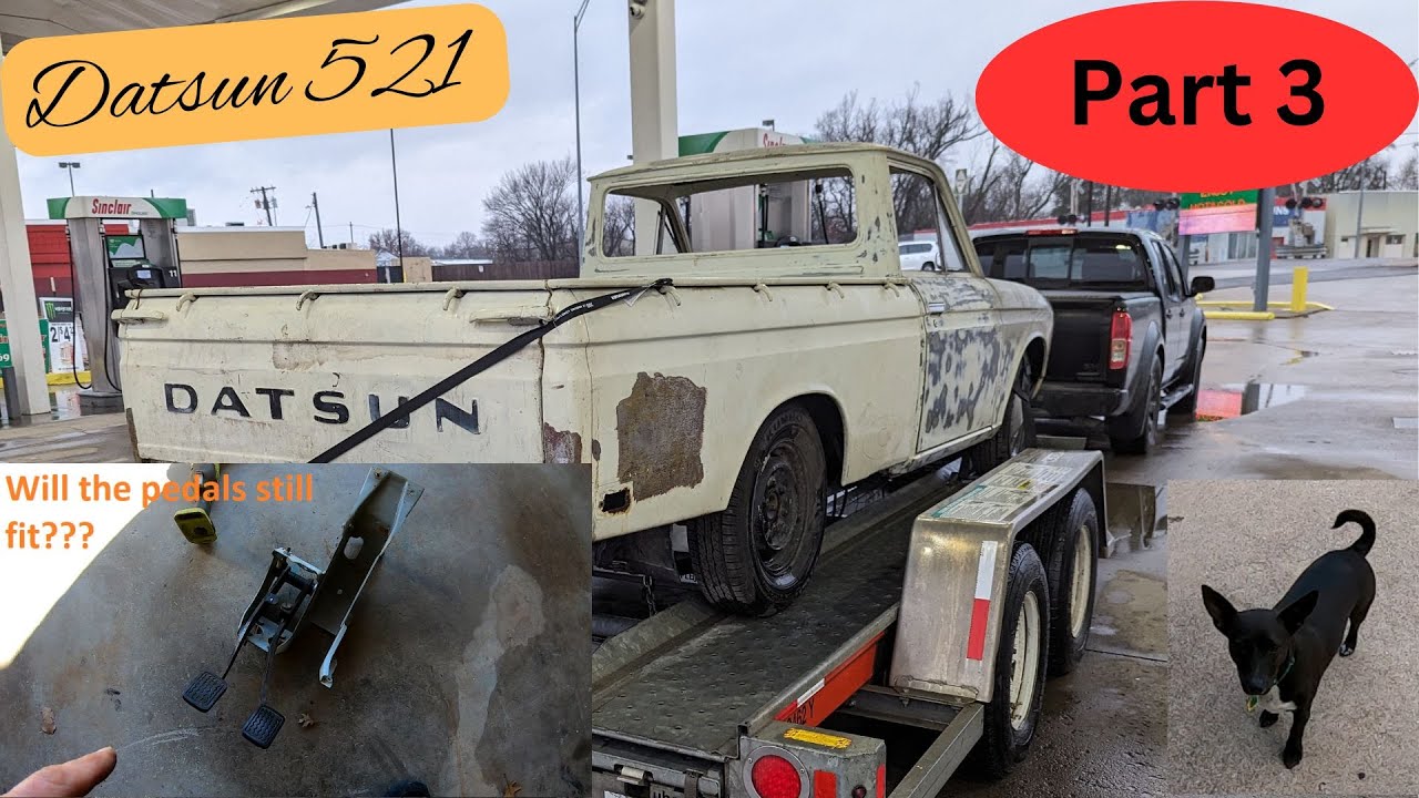 Реставрация грузовика Datsun, часть 3. Как установить электроусилитель руля