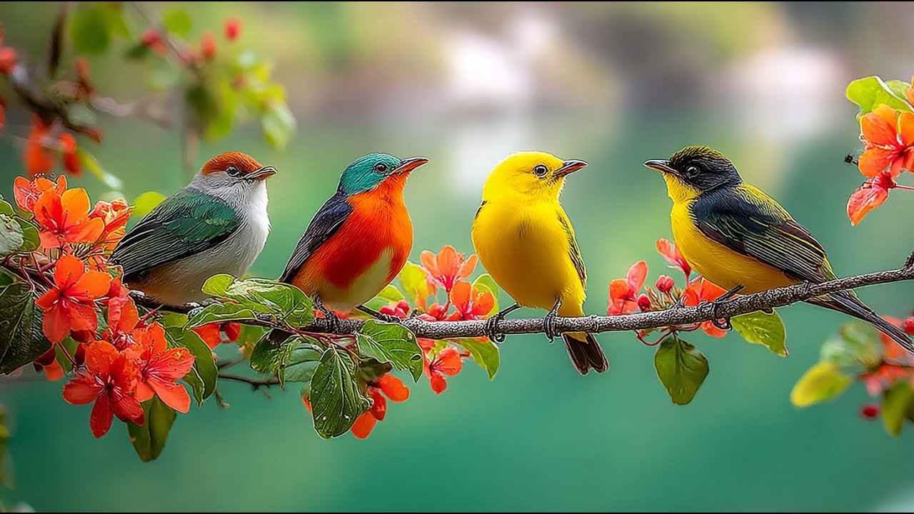 Relaxing Piano and Bird Sounds | Peaceful Nature Music for Study, Sleep, and Meditation