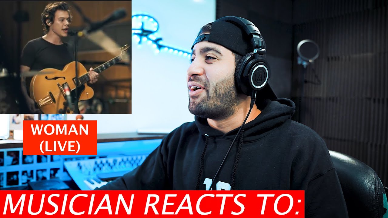Musician Reacts To Harry Styles - Woman Live In Studio 2017