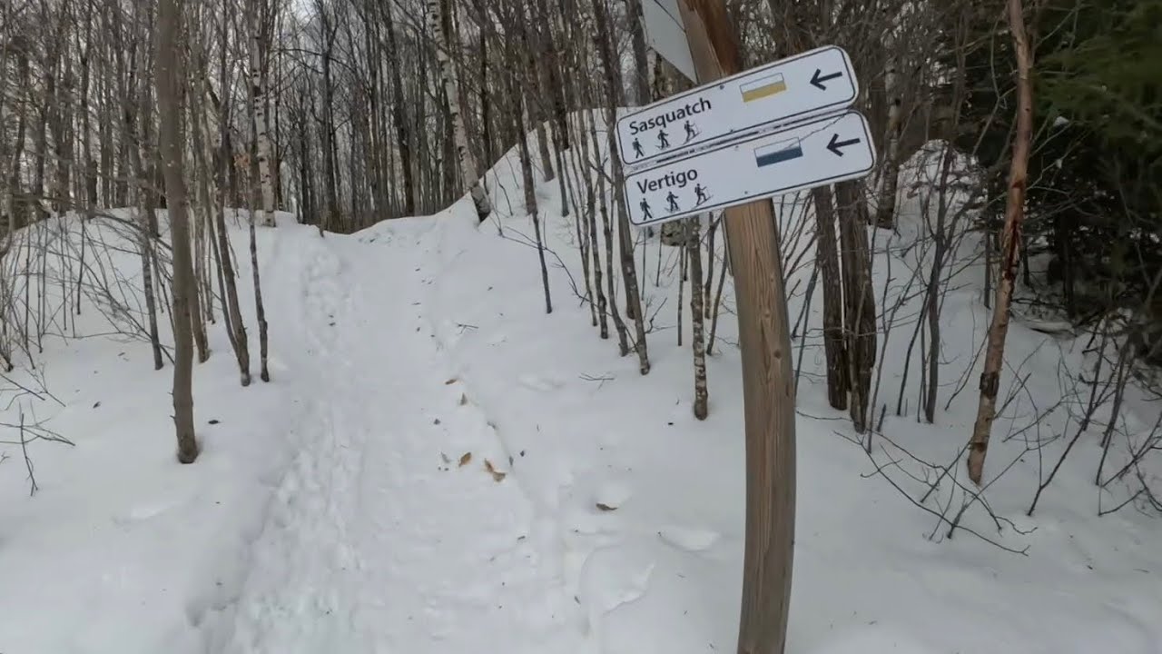 Hike to the summit of Mont Tremblant via hiking trail Vertigo January  2026 (Part 3)