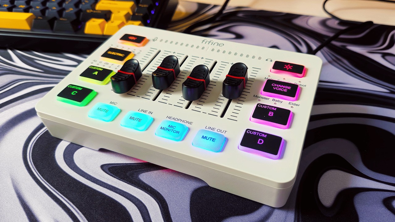 Melhorei o SOM do meu Setup com o Mixer Fifine SC3 🔊 Valeu a Pena MESMO? 🤔
