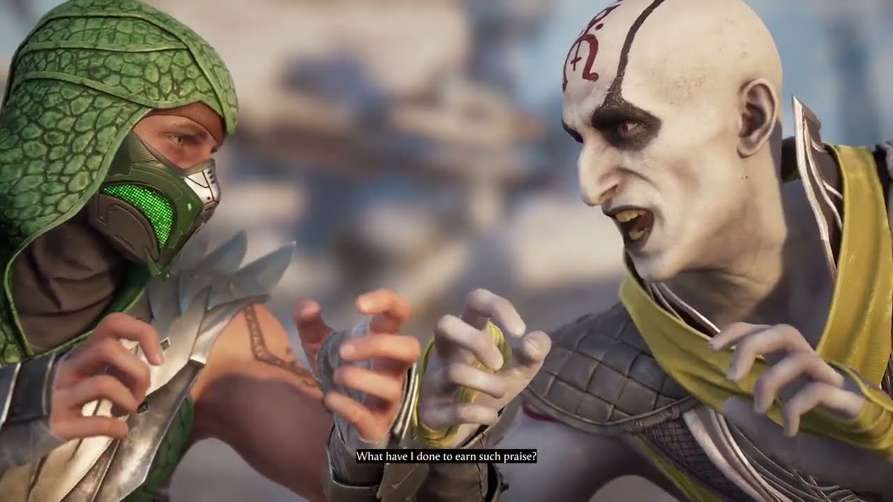 Mortal Kombat 1 - Reptile & Darrius vs. Quan Chi & Motaro 
