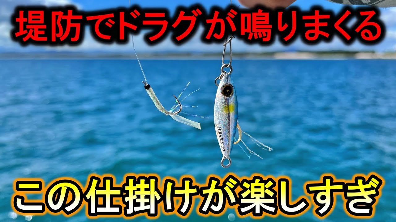 青物爆釣に尺アジも…堤防からドラグ爆鳴りのライトジグサビキが楽しすぎる。