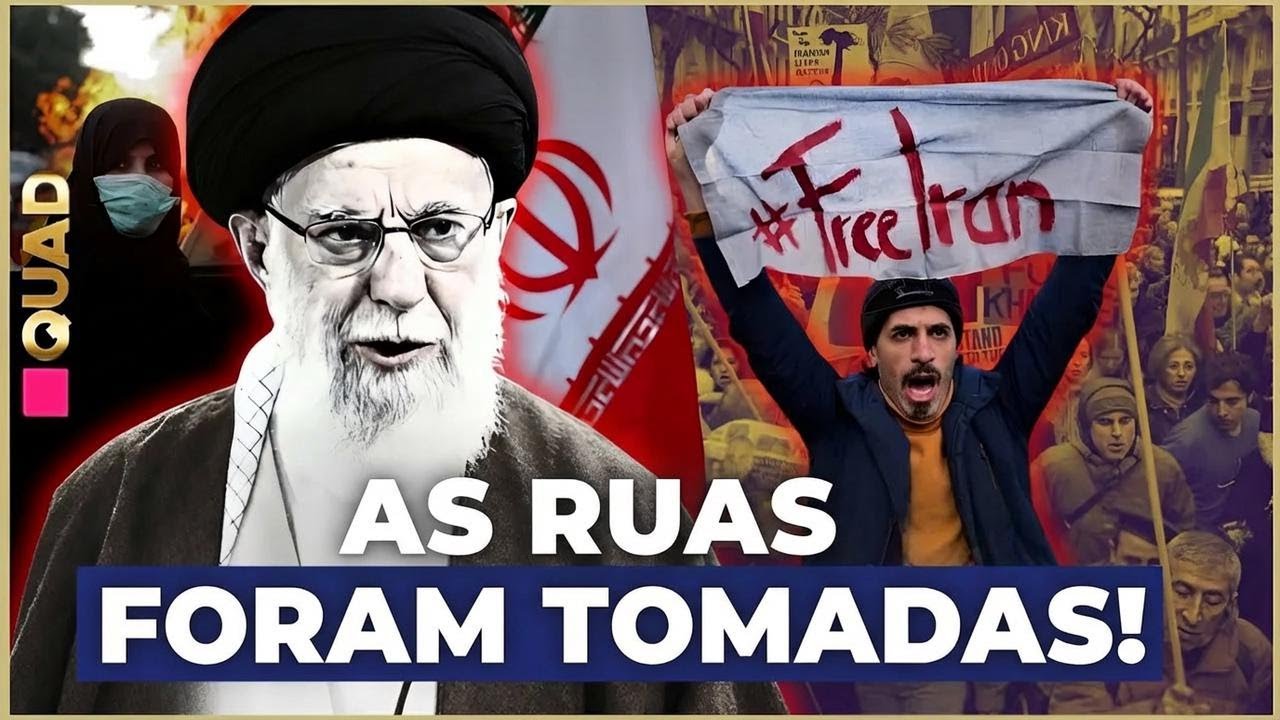 🚨Caos toma conta de Teer&atilde; com mais de 30 mil mortos no Ir&atilde;!