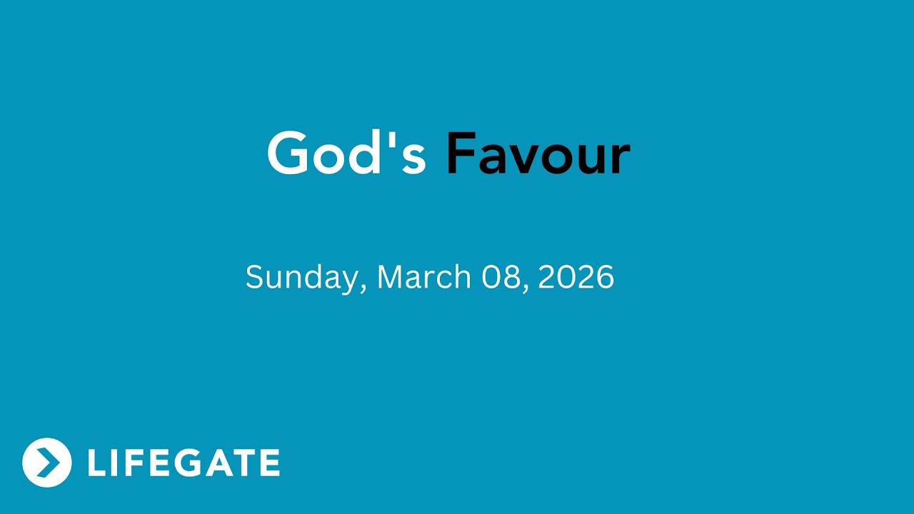 God's favour