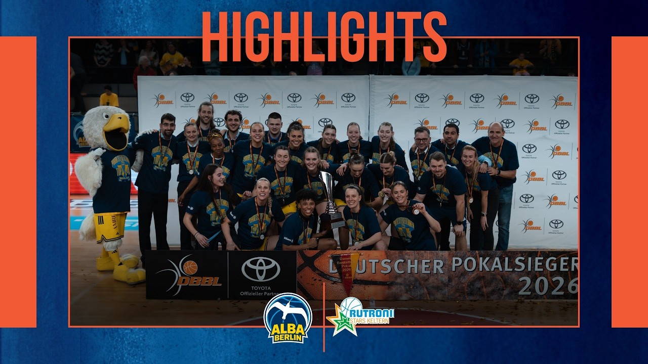 Highlights: ALBA BERLIN - Rutronik Stars Keltern (Finale - DBBL-Pokal 2025/26) |Dyn Basketball