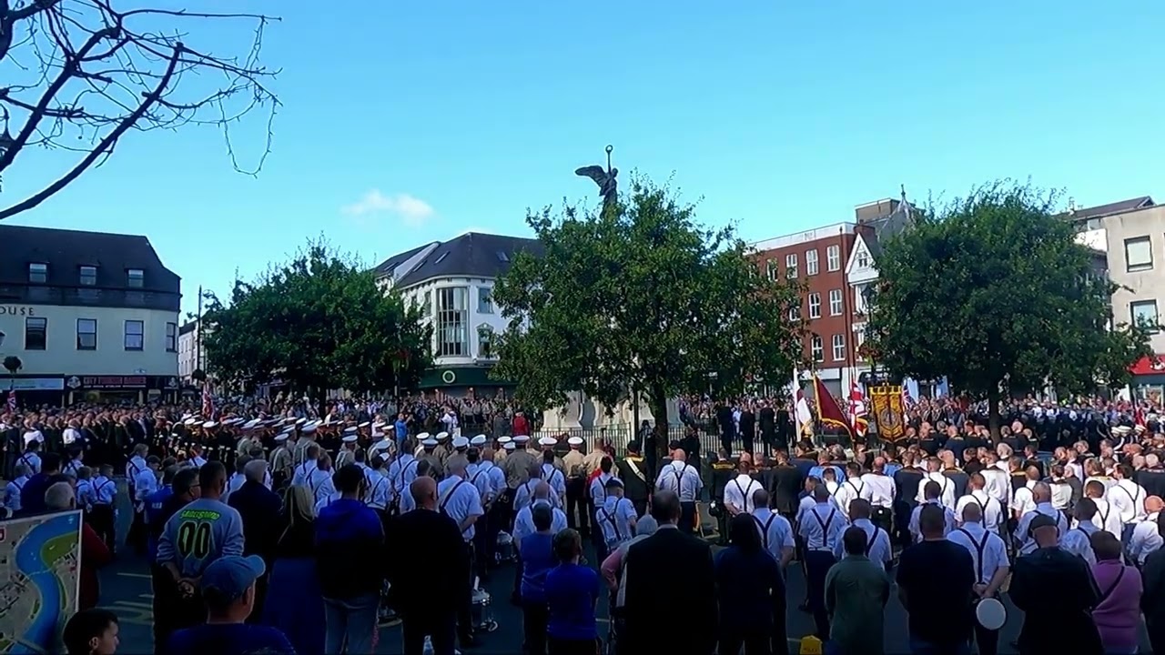 Apprentice Boys of Derry - Morning Service at the War Memorial 10th August 2024