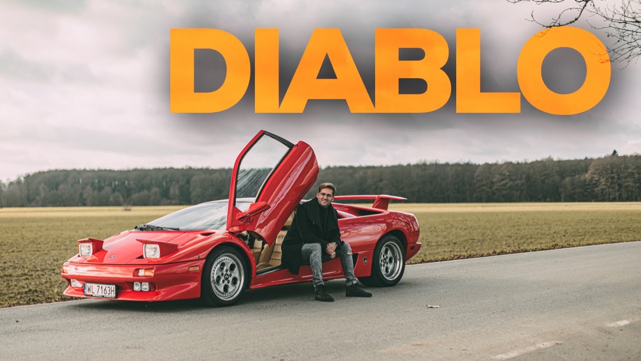 Za kierownicą auta z plakatów | Lamborghini Diablo z 1993 roku | Testdrive | #VLOG