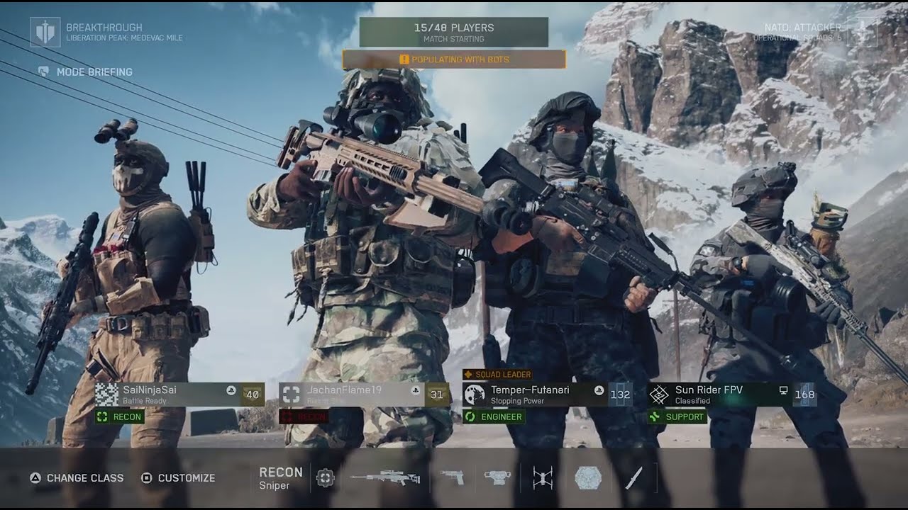 BF6 Epi 07: I'm the Best Gunner (Seat) You could Hire for! Goal for the Top Squad!