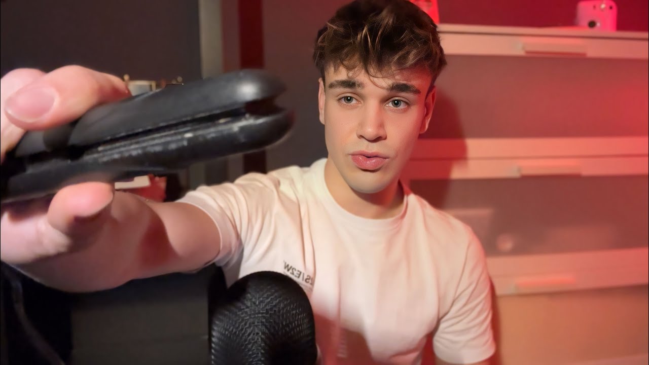 ASMR Boy in The Back of the Class Does Your Hair (layered sounds, personal attention)