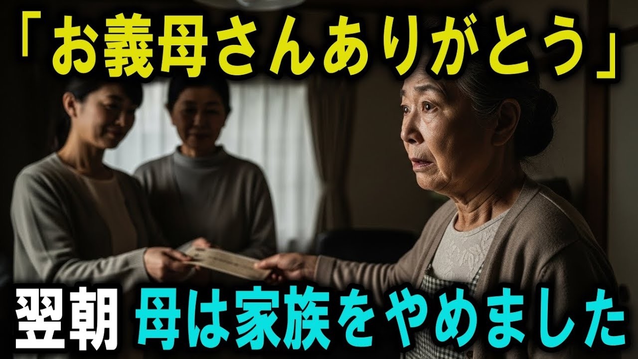 孫のために渡していたお金の行き先を知った日、私は母をやめました