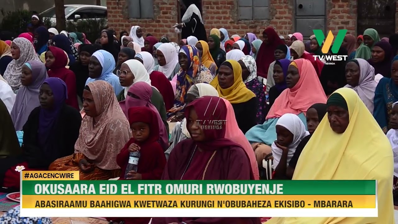 AGACENCWIRE: Okusaara Eid al-Fitr, abshweraine bashabwa kurwanisa obutabanguko omu maka.
