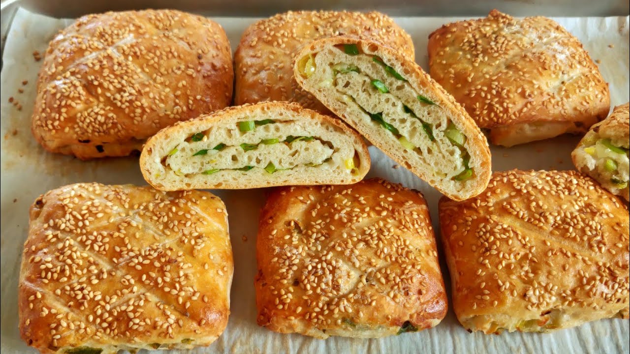 油酥葱饼，烤箱轻松搞定|Delicious! Crispy scallion pancakes, Easy to make in oven