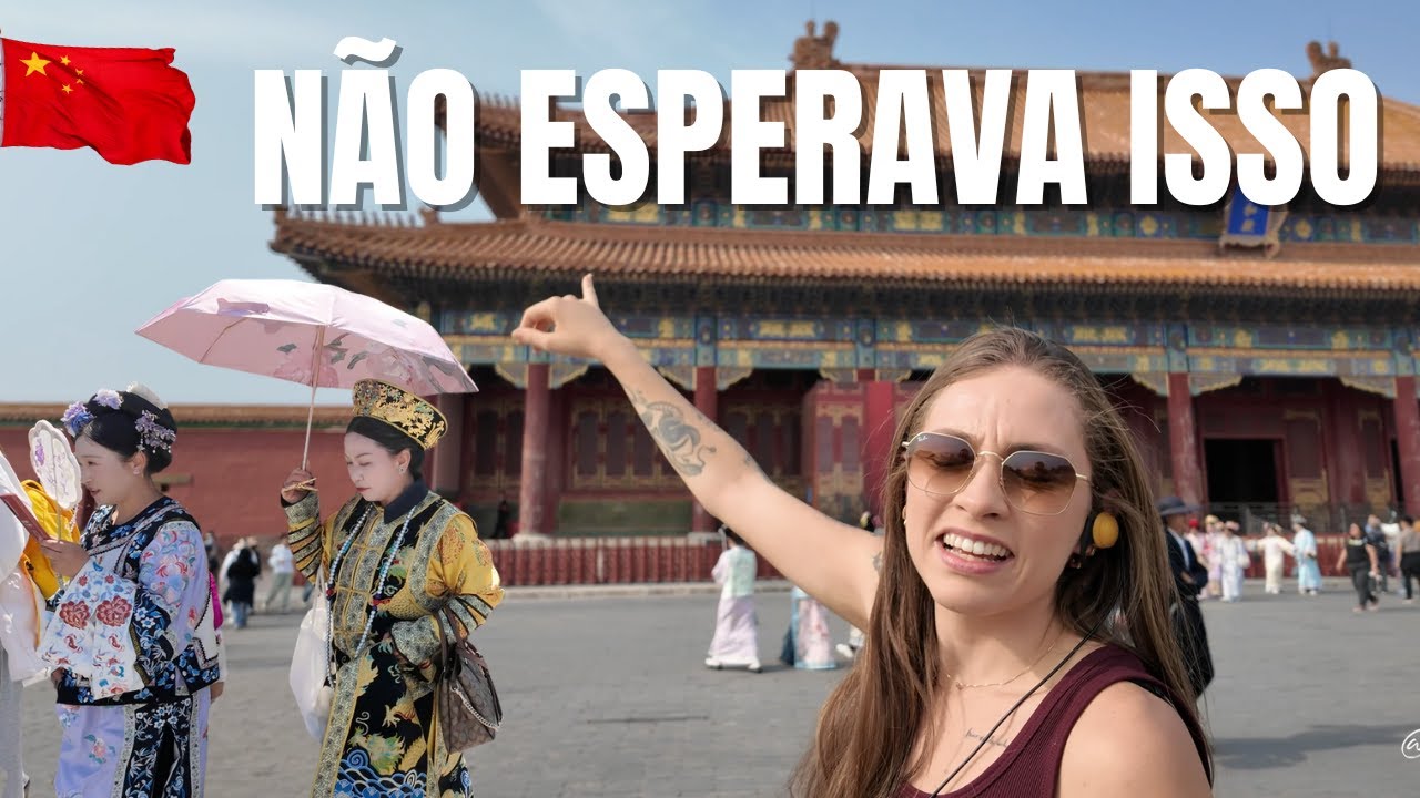FIQUEI SOZINHA NA MURALHA DA CHINA 🇨🇳