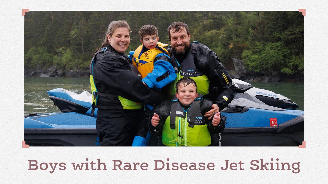 Boys with Rare Disease and Special Needs go Jet Skiing in Alaska