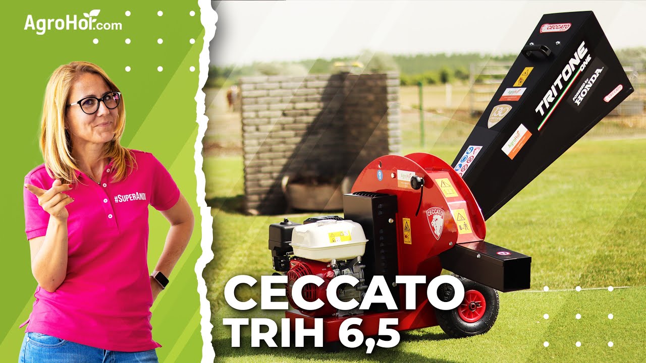 Ceccato Olindo Gasoline engine driven wood shredder | Mulchers & More