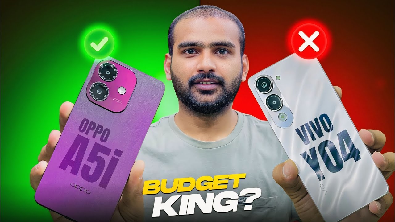 Oppo A5i vs Vivo Y04 | In-depth Comparison & Unboxing 🇵🇰 | Which Is Better?