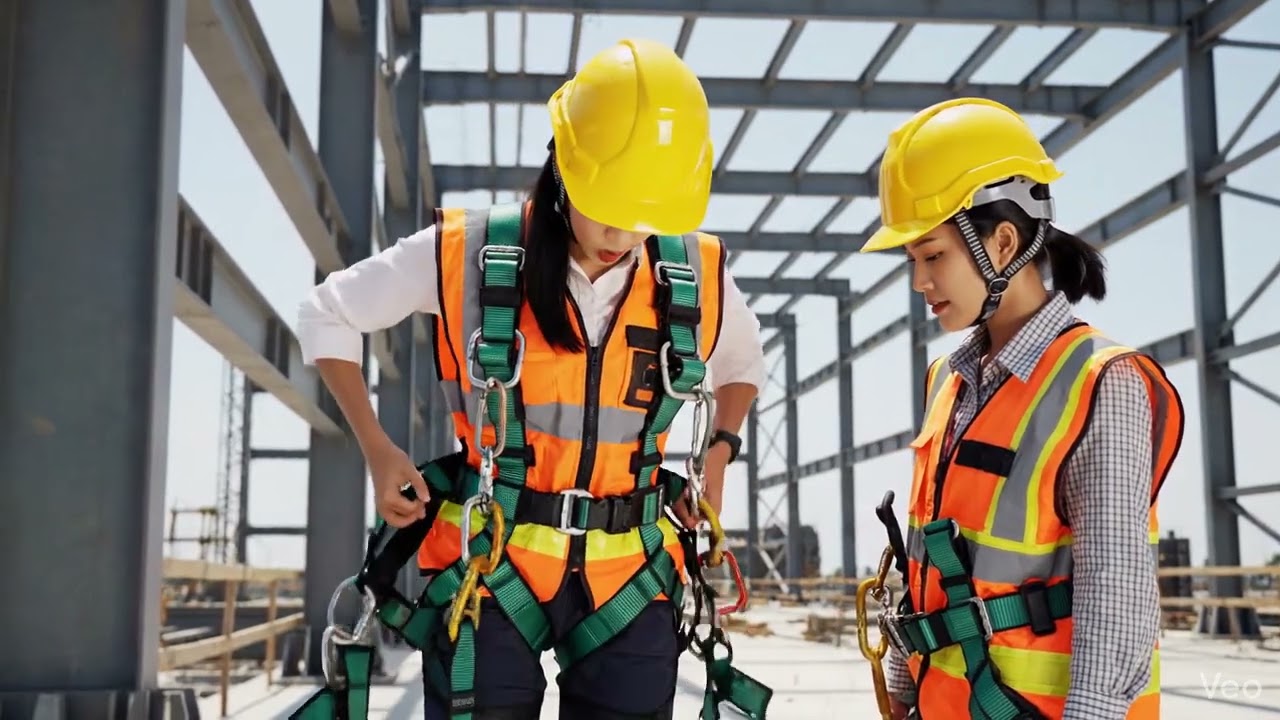Young Girls Demonstrate Body Harness Use