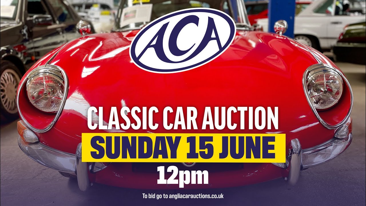 LIVE CLASSIC CAR AUCTION! Anglia Car Auctions June 2025 sale - Day Two