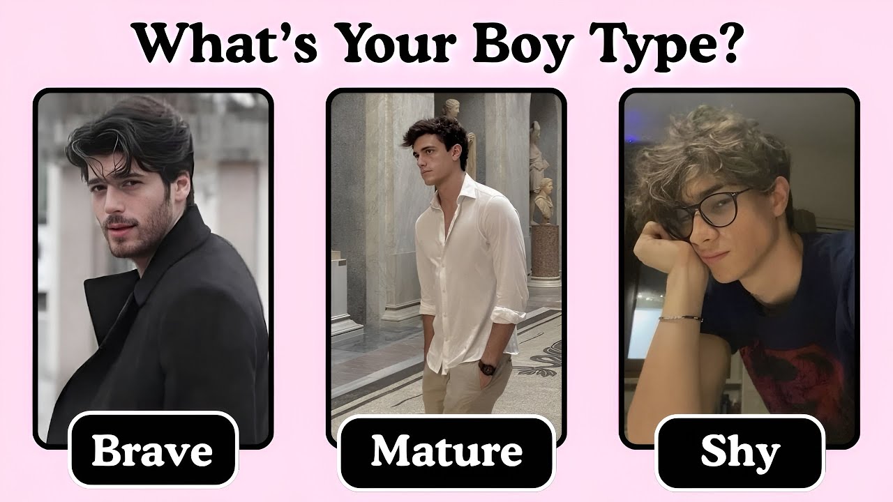 Find Your Boy Type 💖 | Fun Personality Quiz 🌹 | Aesthetic&nbsp;quiz