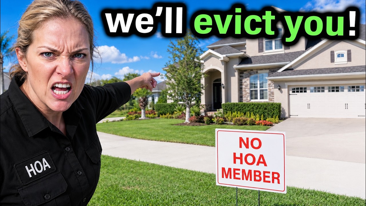 I Refused to Join the HOA After Buying My House.. Karen Threatens to EVICT Me!
