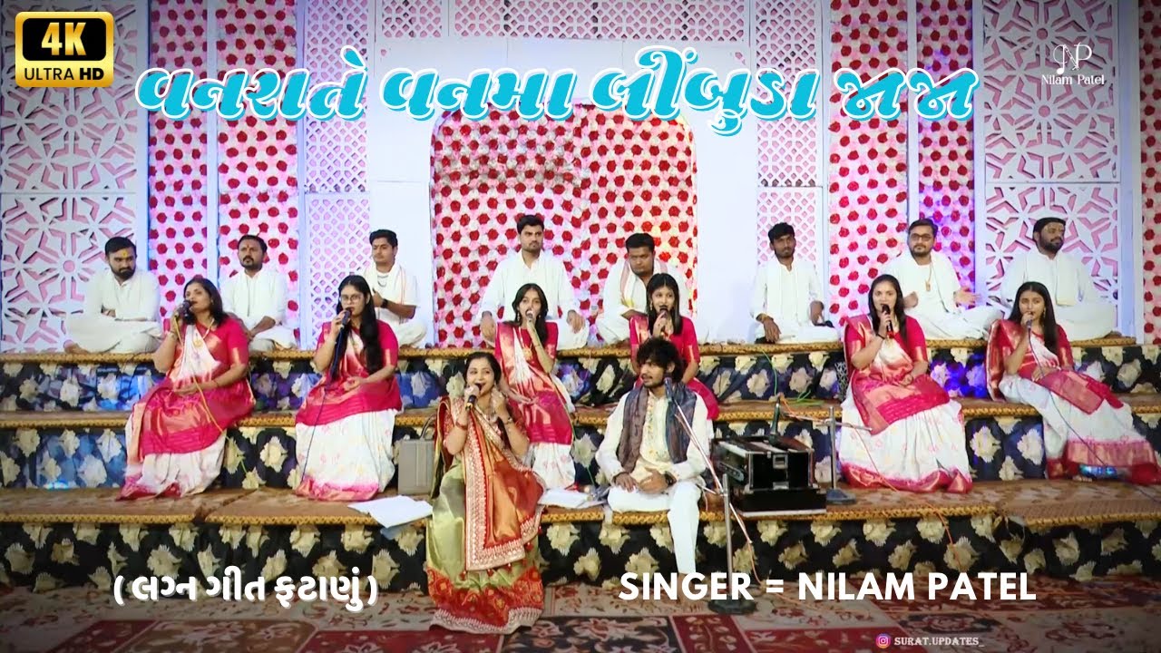 VANARA TE VAN MA LIMBUDA JAJA || NILAM PATEL || ગુજરાતી ફટાણા || GUJARATI FATANA || SURAT || 