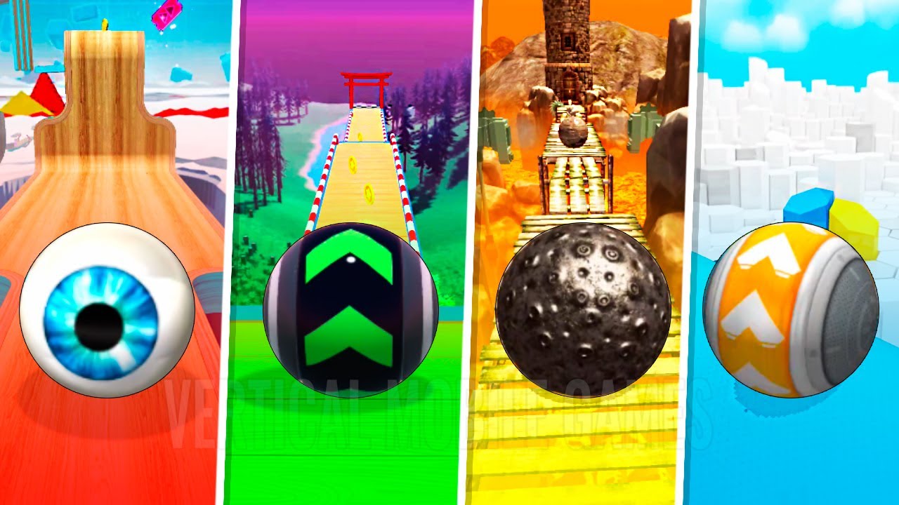 Going Balls vs Sky Rolling Balls vs GyroSphere Trials vs Rollance - Spooky Fun Race Halloween 2023