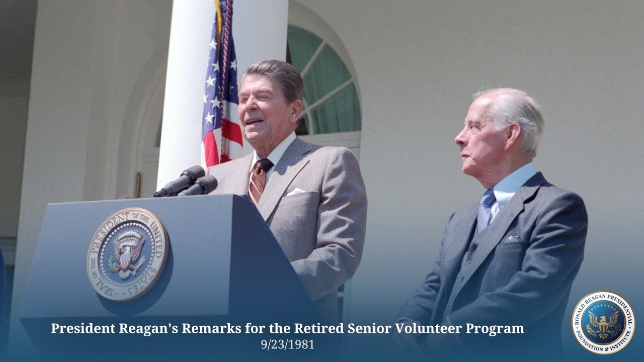 President Reagan’s Remarks for the Retired Senior Volunteer Program 9/23/1981