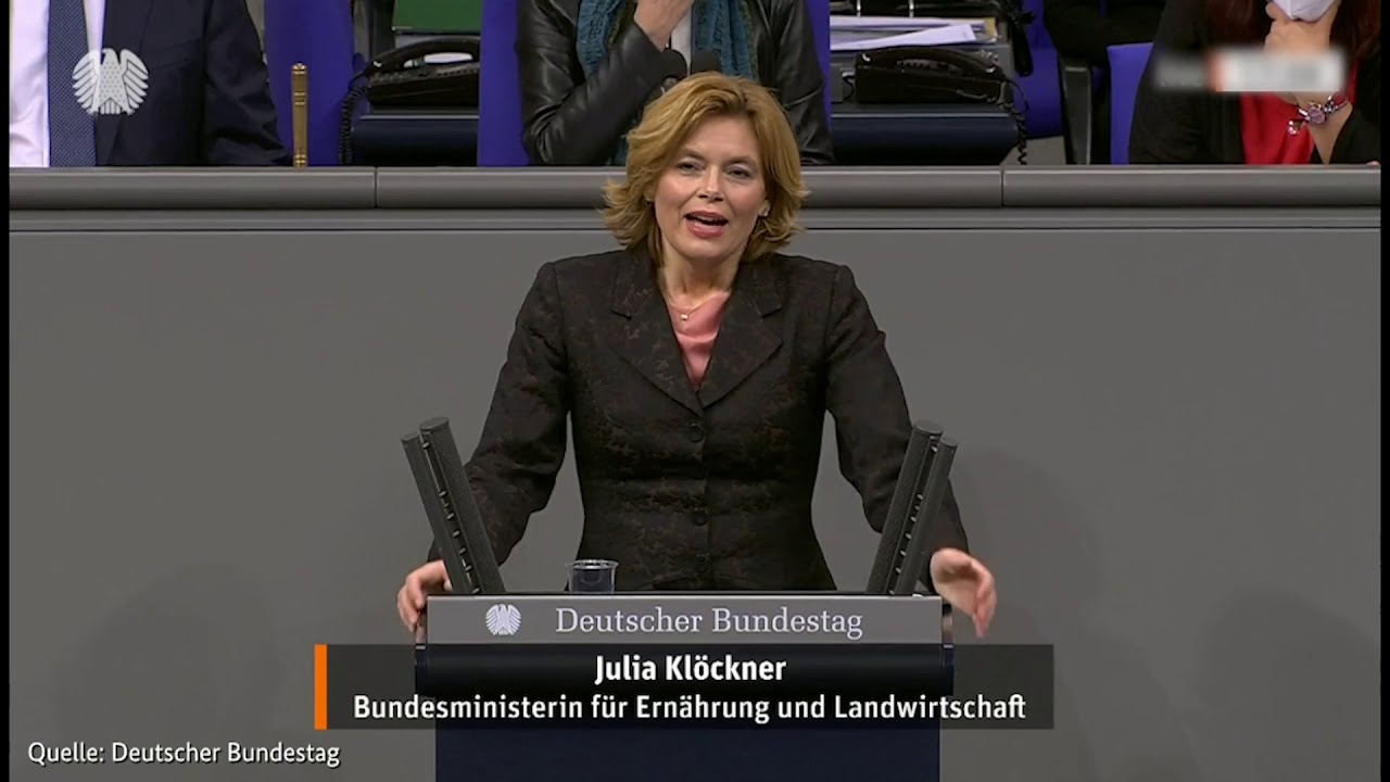 Rede Bundesministerin Julia Klöckner zur Umsetzung der UTP-Richtlinie