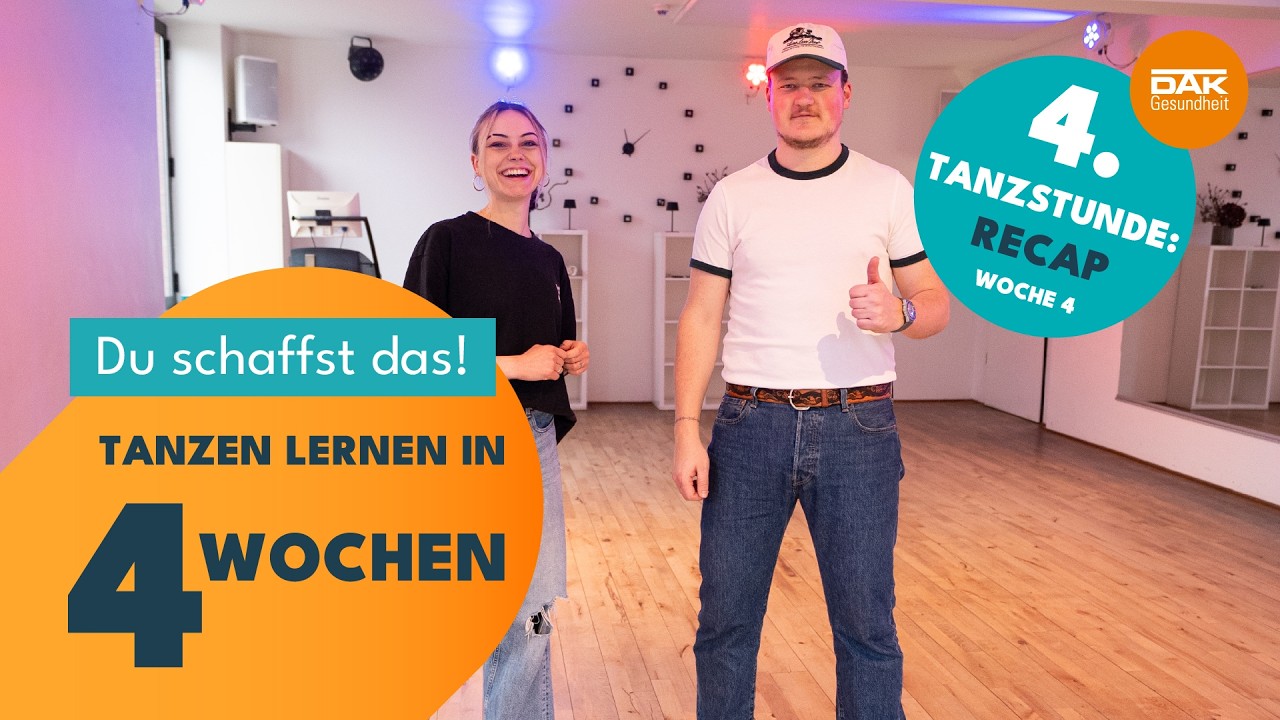 Tanzen lernen in 4 Wochen: Recap | Du schaffst das! | DAK-Gesundheit
