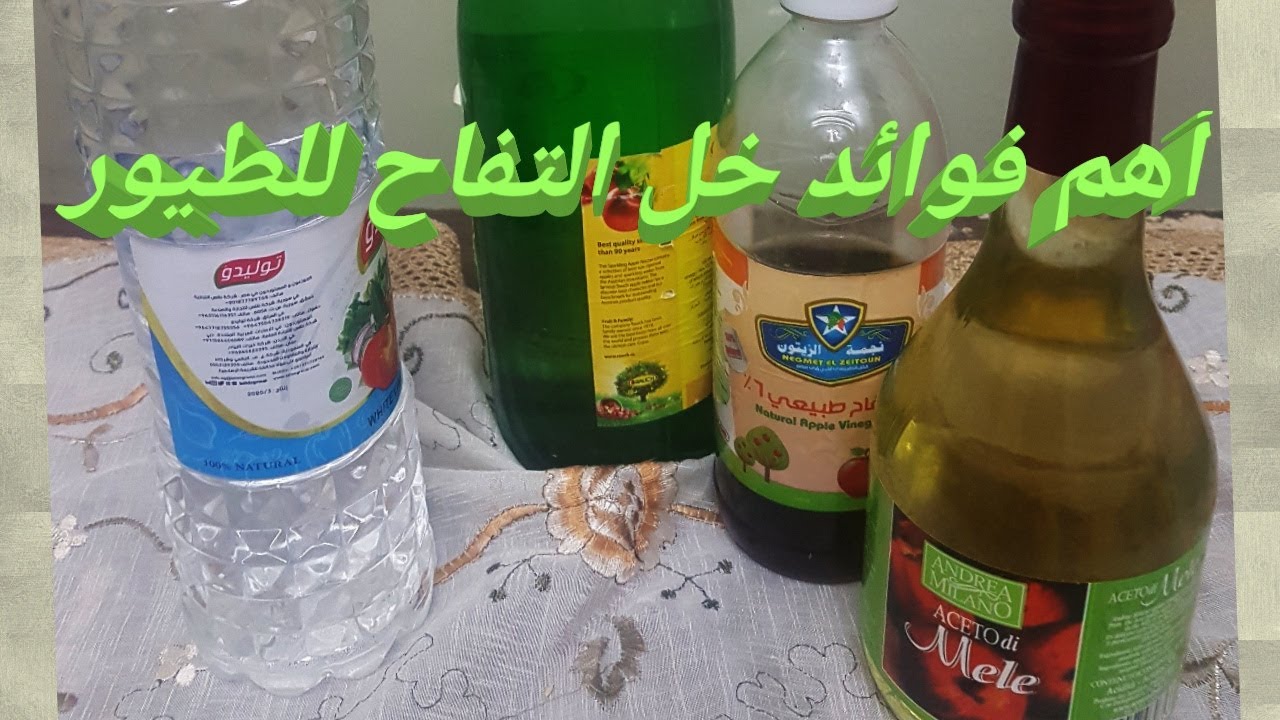 خل التفاح  فوائد وطرق الاستخدام للطيور